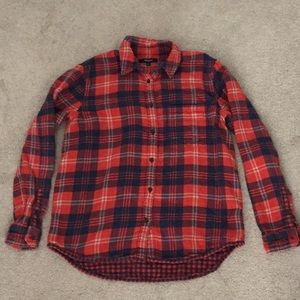 Red plaid flannel